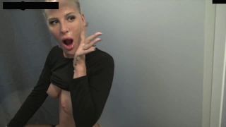 Hot blonde fucking in black pantyhose _ boots-9