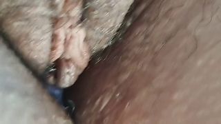 Public Blowjob Sexy milf, hairy pussy, big ass, vacuum cleaner in naked house. Latina with big hairy tits.-9