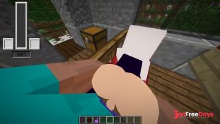 Sexy Spider-gwen Hentai Minecraft jenny xhatihentai gameplay-0