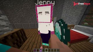 Sexy Spider-gwen Hentai Minecraft jenny xhatihentai gameplay-3