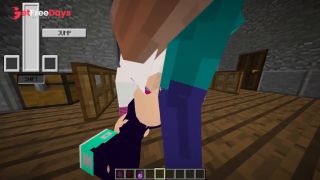 Sexy Spider-gwen Hentai Minecraft jenny xhatihentai gameplay-9