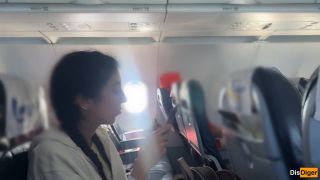 Katty West,DisDiger - I took my dick out right on the plane and the Stranger from the Next Seat helped me cum in two minut-1