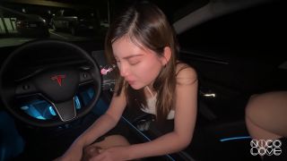 Pov Cute Asian Sneaky Car Blowjob And Swallowing Every Drop  Nicolove 1080p-9