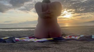 Tattooed Women Solo Beach fun-6