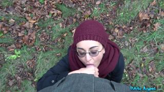 7202 Yasmeena - Afghan Beauty Gives Forest Blowjob-2