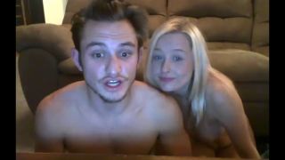 423767 Blonde sucks and rides her man on a webcam.-8