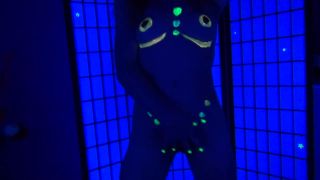 Candy Cameltoe – Blacklight Strip Tease And Dildo Fuck Dildo-3