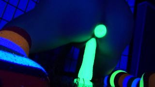 Candy Cameltoe – Blacklight Strip Tease And Dildo Fuck Dildo-7