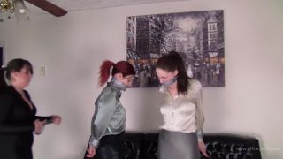 adult video clip 9 lady barbara femdom Caught And Tape Tied Together, bondage on femdom porn-0