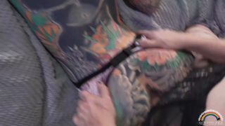 Wife Cucks Husband in their Bed with a Big Titty Trans Woman.-8