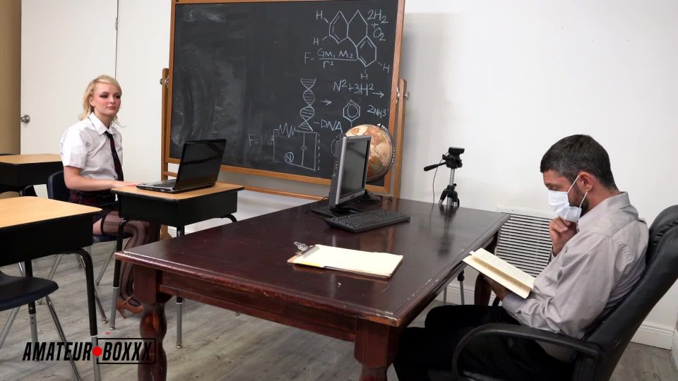 free online video 14 zelda femdom school | Amateur Boxxx – Teacher Fucks Student in front of Virtual Class | alice pink