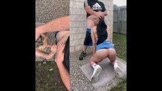 Bree Louise - FULL BJ VIDEO WITH CUMSHOT We Started Outside But Due To The Rain, We Had To Move Indoors To Finish 1080P - Breebabydance-5