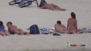 Voyeur at nude beach in spring time  2-3