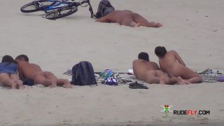 Voyeur at nude beach in spring time  2-4