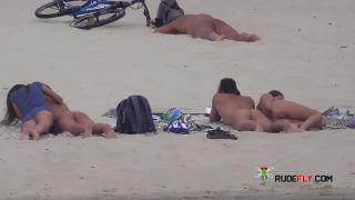 Voyeur at nude beach in spring time  2-5