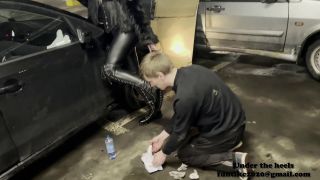 Feet porn  Under the heels: Shoeshine behind the scenes   Femdom-8