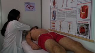 Big Ass Nurse gets excited by patients erection-1
