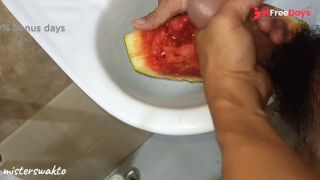 Fucking a watermelon-7