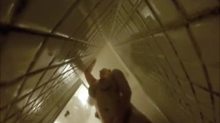 Busty girl fingering pussy in the shower. hidden cam-5