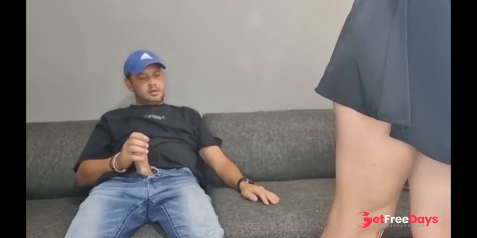 My work secretary jerking me off while she fingering herself