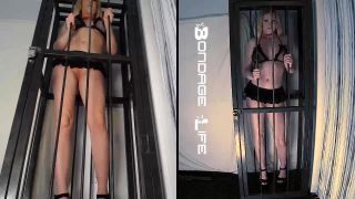 porn clip 4 Bondage Life – Standing Cage Time Rachel Greyhound on femdom porn porn bdsm xvideos-1