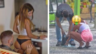 Sexy Brazilian Gold Digger Changes Her Attitude When She Sees His Cash-9