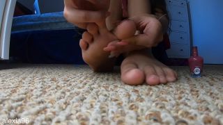 porn clip 33 Painting my toes | fingering | fetish porn gay foot fisting-0