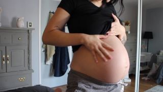 7113 Pregnant fetish, pregnant girl, lactation-1