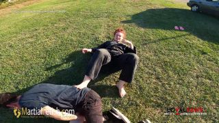 [K2S.CLUB] Martial Fetish - Alexis Luna outdoor black gi mixed wrestling domination - 4K 2160P-0