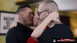 WE SWING BOTH WAYS - Wild Bisexual Threesome With Pristine Edge And Two Coworkers-3
