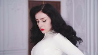 porn clip 17 Miss Ellie Mouse – Sexy Sounds of White Latex Catsuit on gangbang xxx slime fetish-2