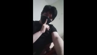 Furry POV your cute femboy roomate cant wait you to get home so he touch herself on a video call alone-1