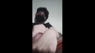 Furry POV your cute femboy roomate cant wait you to get home so he touch herself on a video call alone-5