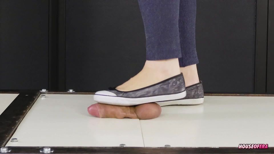 Cockbox Footjob - Full Weight Cock and Balls Stomping Do...
