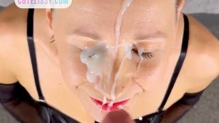 Real Married Couple Blowjob and Cum Cumpilation. Watch Me Suck My Husbands Cock and Take His Cum.-7