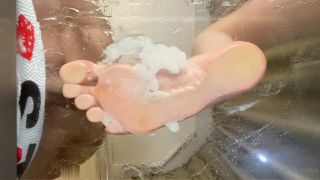 Dick Trampling Against A Glass Table.-9