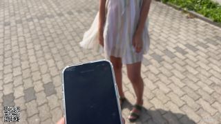 Video Eva Cumming Hard In Public Restaurant Thru With Lovense Ferri...-2