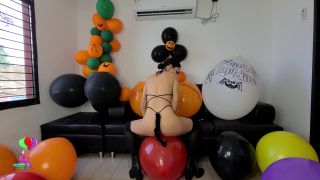 Custom Fetish - Maribel Halloween 23 Sexy Balloon Popping - Fetish-2