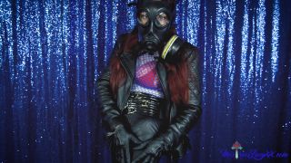 porn video 23 dirty panty fetish Mistress LucyXX – Gas Mask Leather Mistress, joi video on pov-3