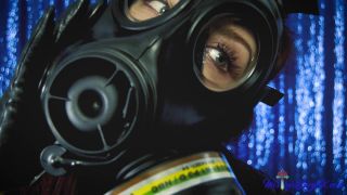 porn video 23 dirty panty fetish Mistress LucyXX – Gas Mask Leather Mistress, joi video on pov-5