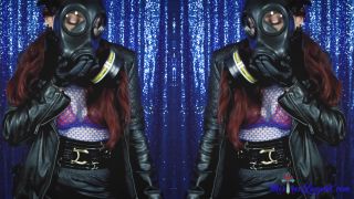 porn video 23 dirty panty fetish Mistress LucyXX – Gas Mask Leather Mistress, joi video on pov-9