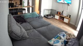 [K2S.CLUB] Voyeur-House - Magena And Jimmy Couch Sex With Creampie Livingroom  04.09.2025 Cam 2 - HD 720P-9