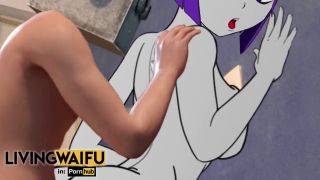 LivingWaifu - Raven REAL LIVING WAIFU Teen Titans r34 HENTAI cartoon rule 34 xxx nude PORN Big Ass ANIME-4