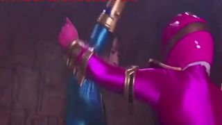 [SuperMisses.com] GIGP-50 Heroine Rangers Annihilate Operation Special-Jyuu Cyan， Pink Earth， Rager Yellow (FHD ver.)-007-3