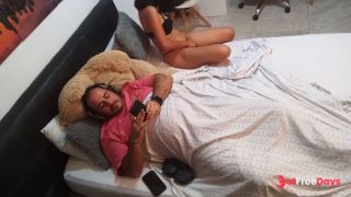 I masturbate my pussy in front of my stepfather-3