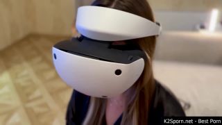 Alina Rai - Step Son Fucks Mom While Shes In Virtual Reality Full HD - MILF beauty-1