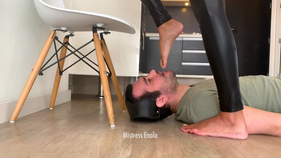 free online video 36 fetish fun Mistress Enola – Boyfriend Foot Gagging Surprise, male foot on femdom porn