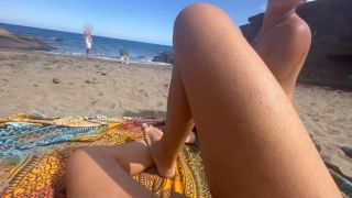 TheReal_Diabla - I get Fucked on the Beach with a Voyeur from Hotmy [1080p] - Teen-7