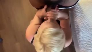 XXXMonaLeesa - Hot Blonde Milf deepthroats BBC-0