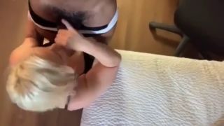 XXXMonaLeesa - Hot Blonde Milf deepthroats BBC-1
